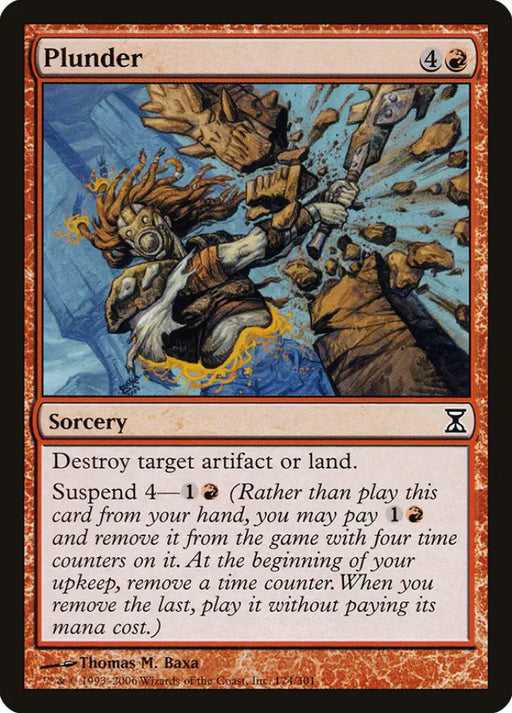 Plunder [Time Spiral] - MTG Single