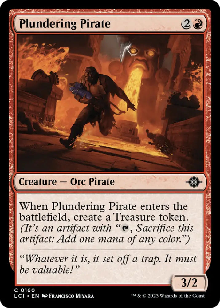 Plundering Pirate [The Lost Caverns of Ixalan] - MTG Single