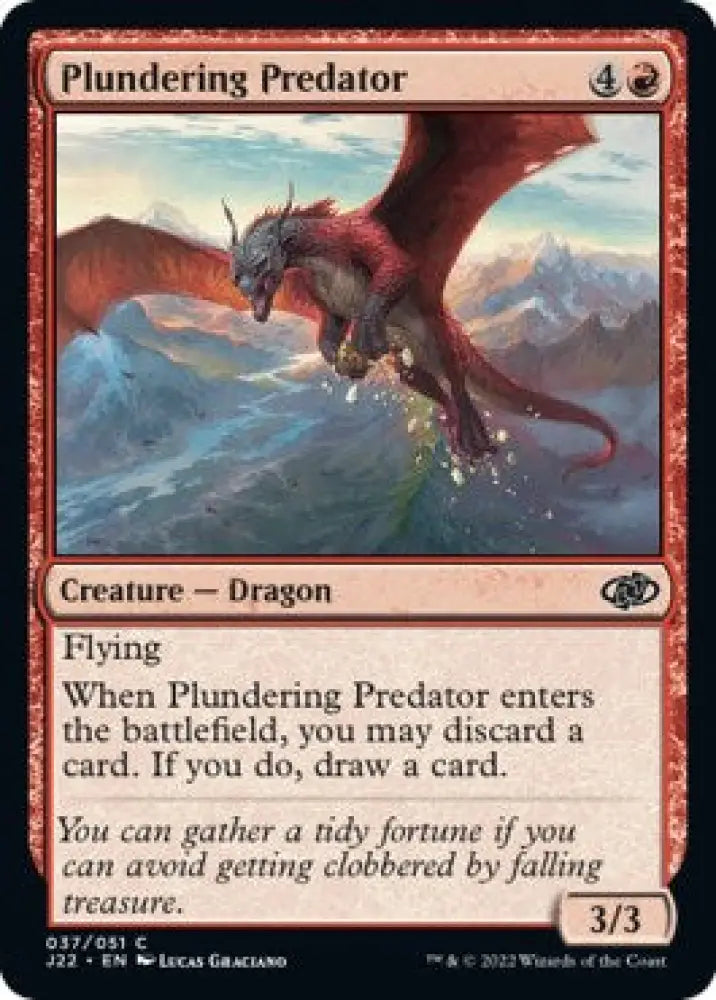 Plundering Predator [Jumpstart 2022] - MTG Single