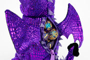 Plush Dice Bag Purple Dragon - D&D