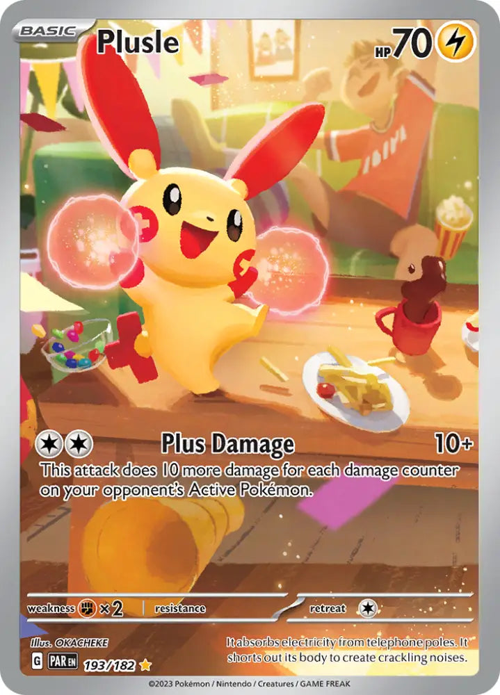 Plusle (193/182) [Scarlet & Violet: Paradox Rift] - Pokemon Single