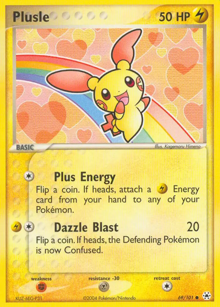 Plusle (69/101) [EX: Hidden Legends] - Pokemon Single