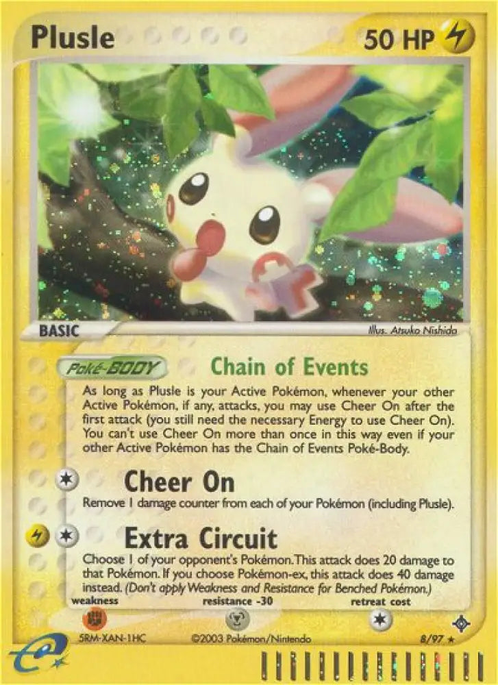 Plusle (8/97) [EX: Dragon] - Pokemon Single