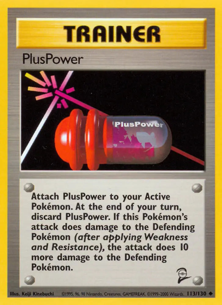 PlusPower (113/130) [Base Set 2] - Pokemon Single
