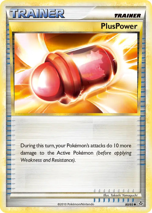 PlusPower (80/95) [HeartGold & SoulSilver: Unleashed] - Pokemon Single