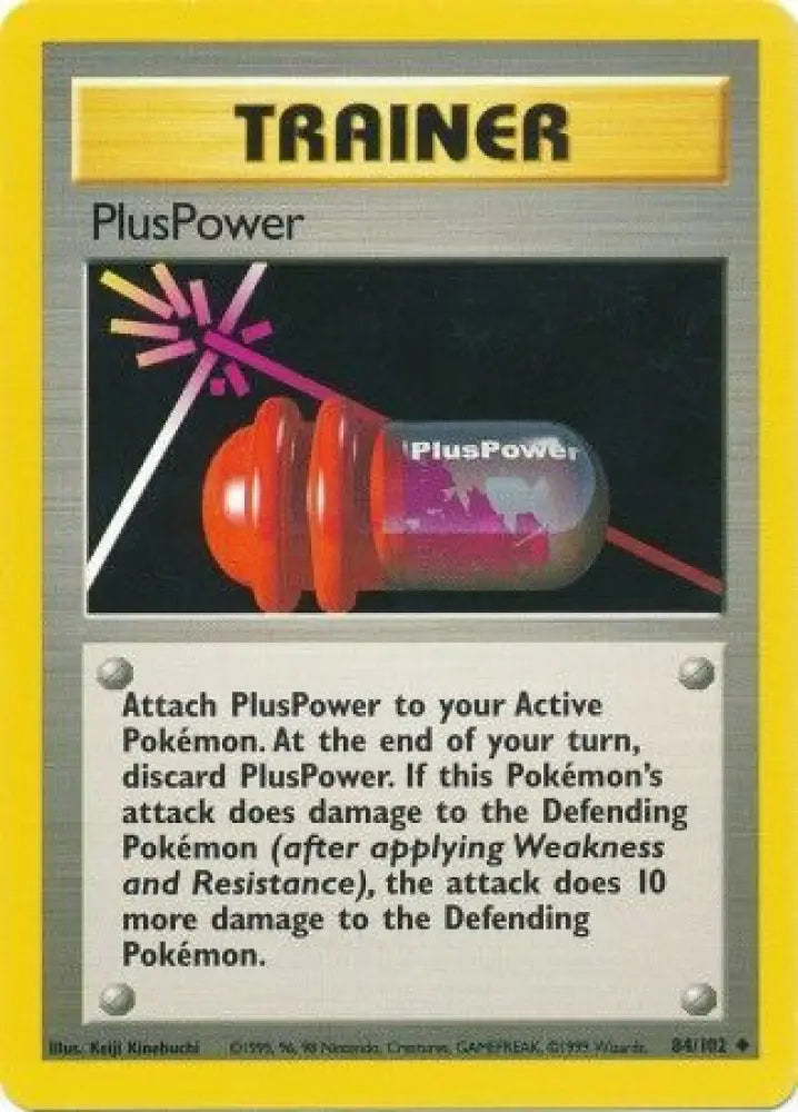 PlusPower (84/102) [Base Set Unlimited] - Pokemon Single