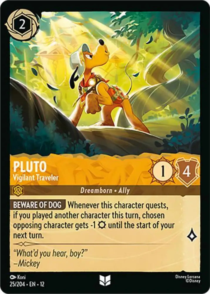 Pluto - Vigilant Traveler (25/204) [Wilds Unknown]