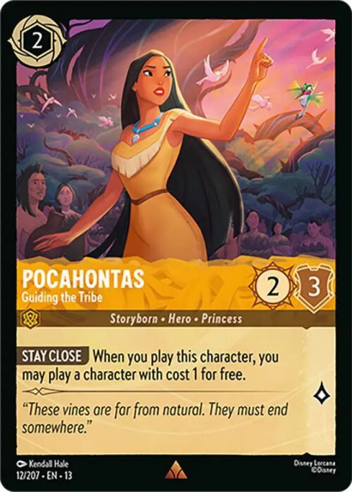 Pocahontas - Guiding the Tribe (12/204) [Attack of the Vine!]