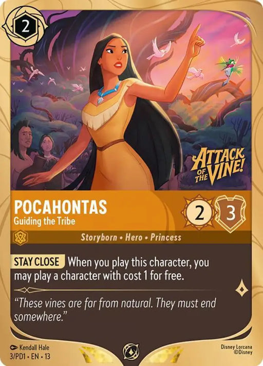 Pocahontas - Guiding the Tribe (3) [Disney Lorcana Promo Cards]