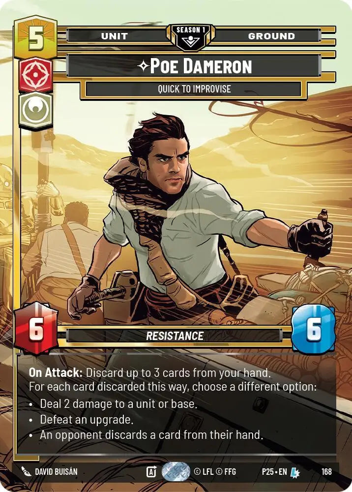 Poe Dameron - Quick to Improvise (168) [Sector and Regional Promos: Season 1]