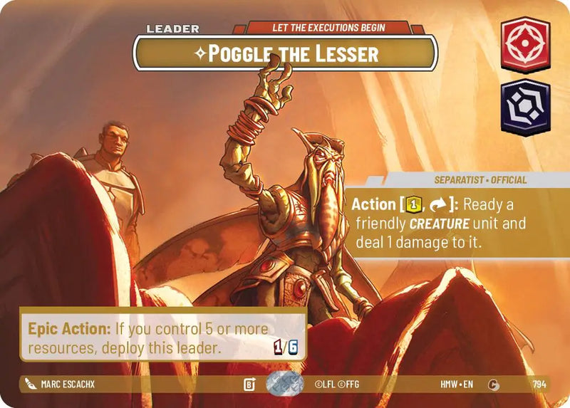 Poggle the Lesser - Let the Executions Begin (Showcase) (794) [Homeworlds]