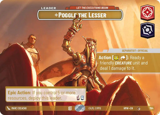 Poggle the Lesser - Let the Executions Begin (Showcase) (794) [Homeworlds]