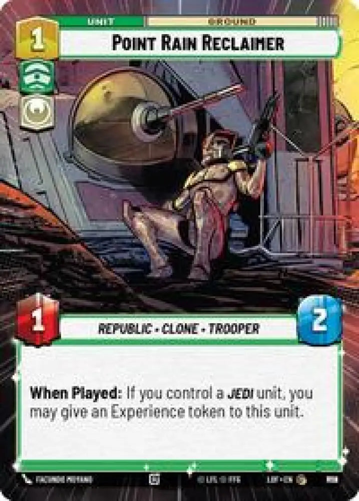 Point Rain Reclaimer (Hyperspace Foil) (832) [Legends of the Force]