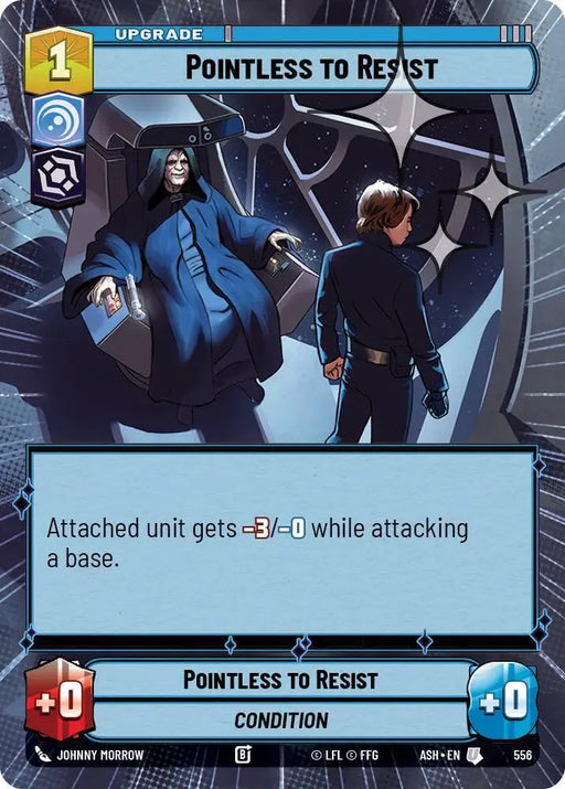 Pointless to Resist (Hyperspace Foil) (556) [Ashes of the Empire]