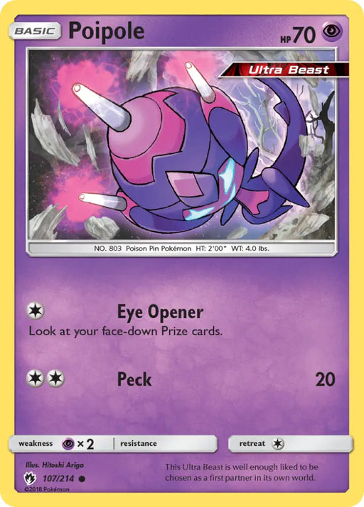 Poipole (107/214) [Sun & Moon: Lost Thunder] - Pokemon Single