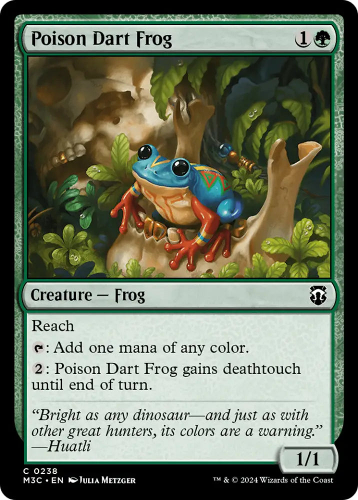 Poison Dart Frog (Ripple Foil) [Modern Horizons 3 Commander] - MTG Single