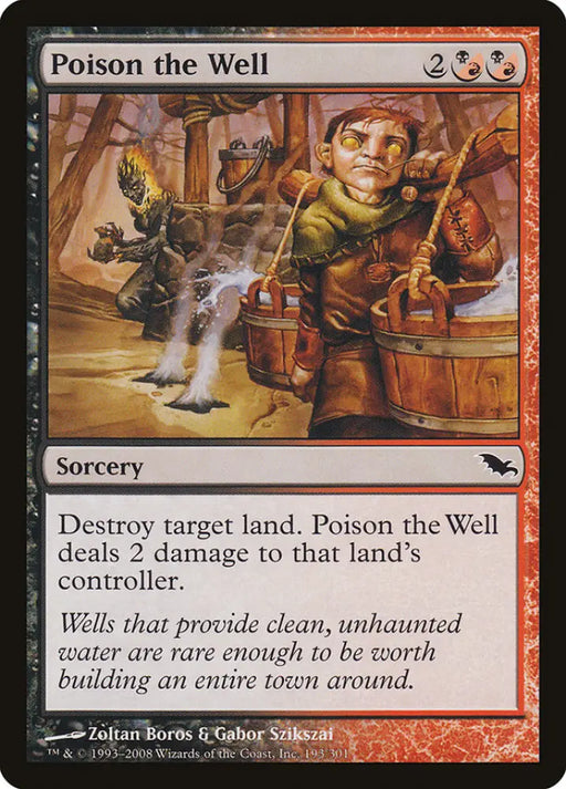 Poison the Well [Shadowmoor] - MTG Single