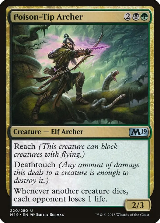 Poison-Tip Archer [Core Set 2019] - MTG Single