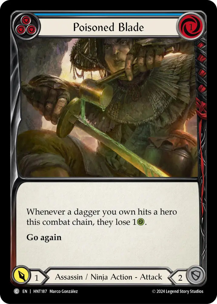 Poisoned Blade (Blue) [The Hunted] - Flesh And Blood Single