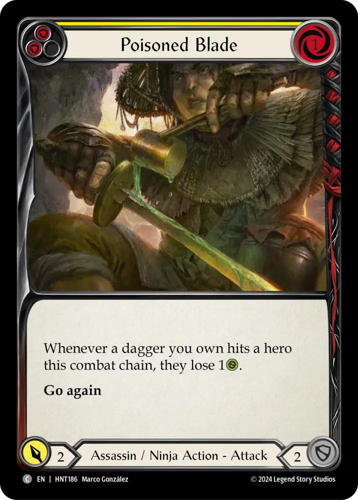 Poisoned Blade (Yellow) [The Hunted] - Flesh And Blood Single