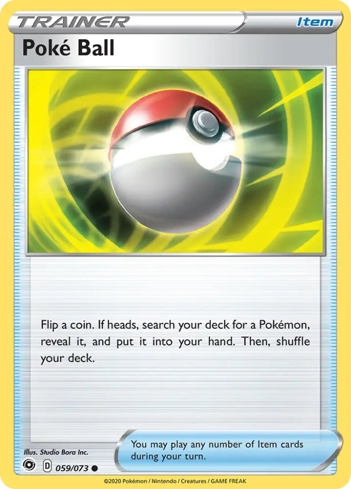 Poke Ball (059/073) [Sword & Shield: Champion’s Path] - Pokemon Single