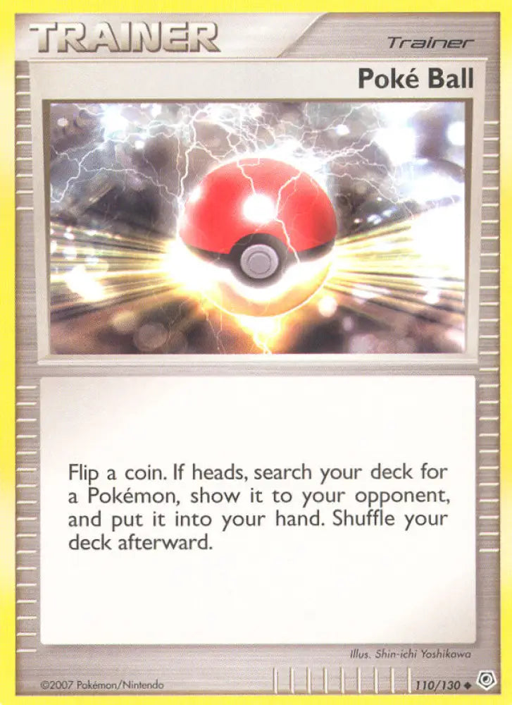 Poke Ball (110/130) [Diamond & Pearl: Base Set] - Pokemon Single