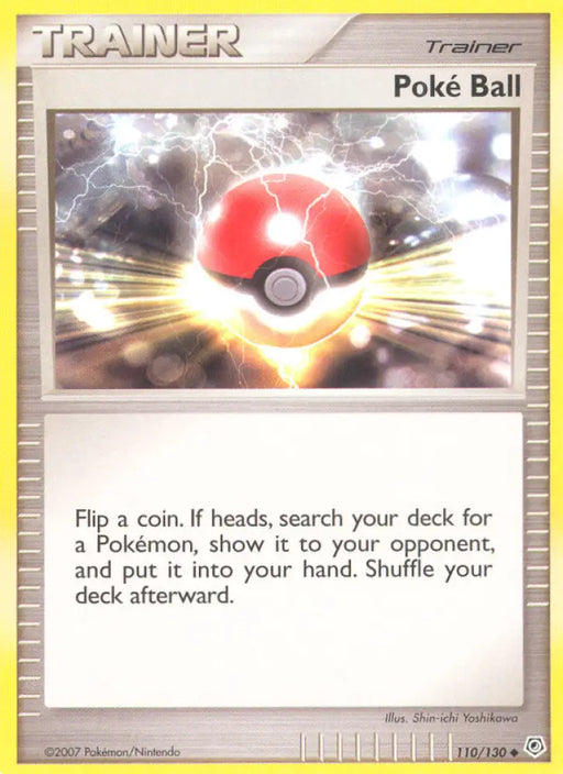 Poke Ball (110/130) [Diamond & Pearl: Base Set] - Pokemon Single