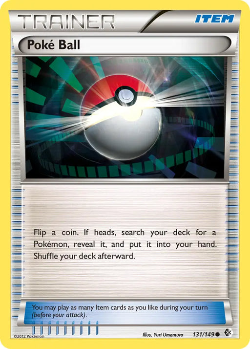 Poke Ball (131/149) [Black & White: Boundaries Crossed] - Pokemon Single