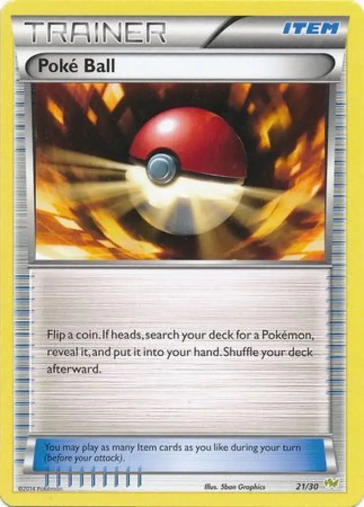 Poke Ball (21/30) [XY: Trainer Kit - Noivern] - Pokemon Single