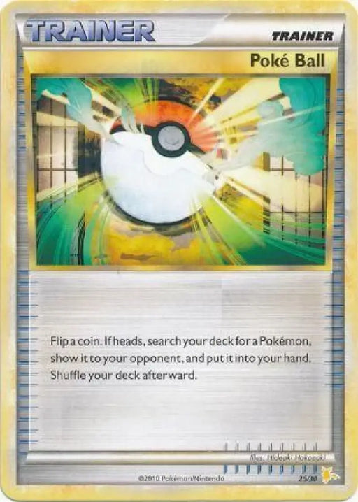 Poke Ball (25/30) [HeartGold & SoulSilver: Trainer Kit - Raichu] - Pokemon Single