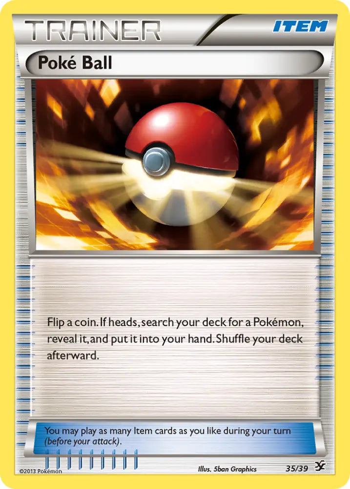 Poke Ball (35/39) [XY: Kalos Starter Set] - Pokemon Single