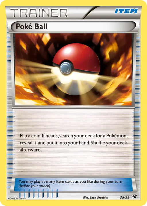 Poke Ball (35/39) [XY: Kalos Starter Set] - Pokemon Single