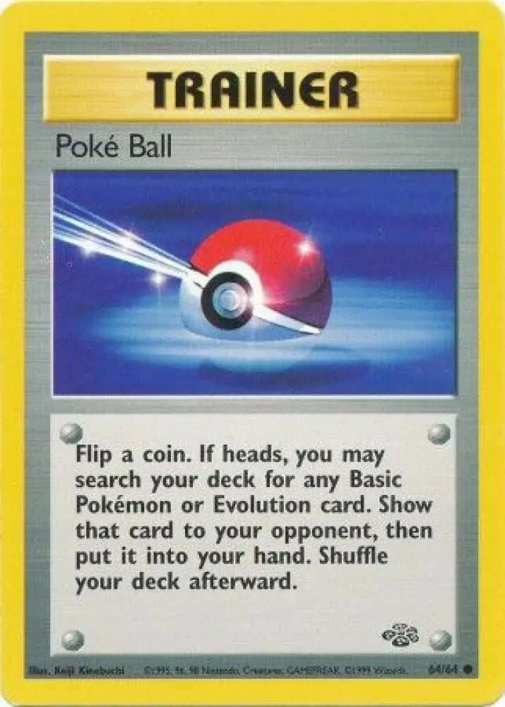 Poke Ball (64/64) [Jungle Unlimited] - Pokemon Single