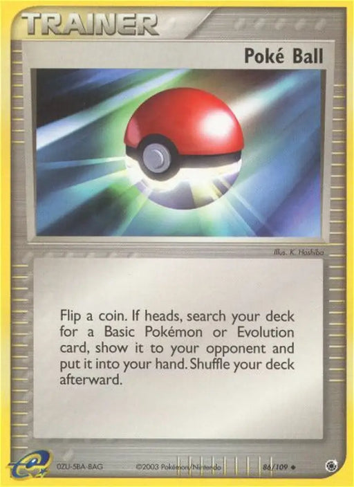 Poke Ball (86/109) [EX: Ruby & Sapphire] - Pokemon Single