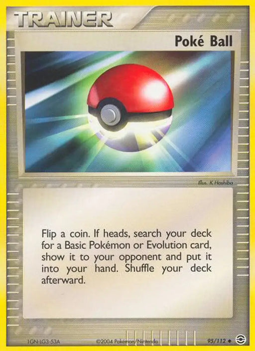 Poke Ball (95/112) [EX: FireRed & LeafGreen] - Pokemon Single