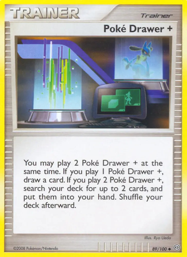 Poke Drawer + (89/100) [Diamond & Pearl: Stormfront] - Pokemon Single