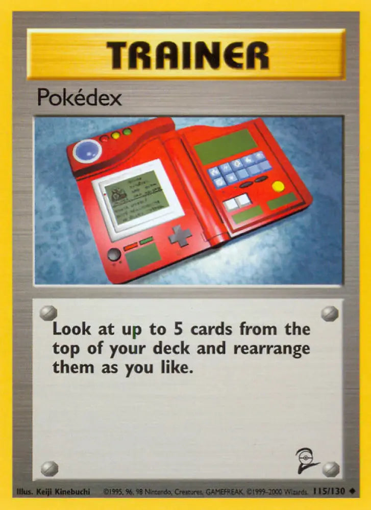 Pokedex (115/130) [Base Set 2] - Pokemon Single