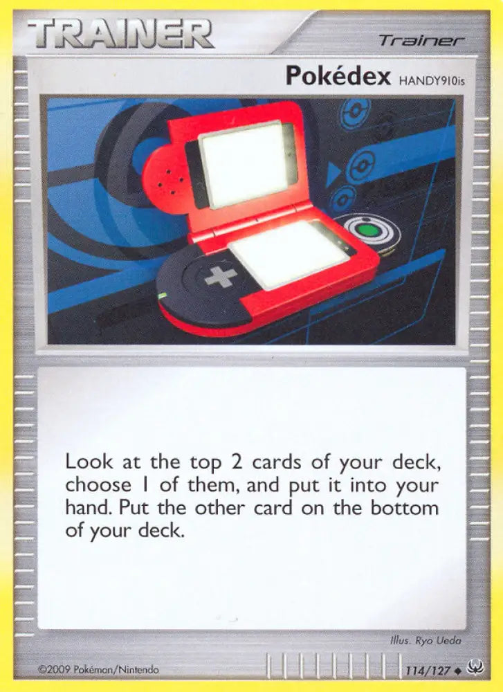 Pokedex HANDY910is (114/127) [Platinum: Base Set] - Pokemon Single