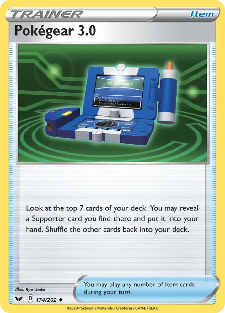 Pokegear 3.0 (174/202) [Sword & Shield: Base Set] - Pokemon Single