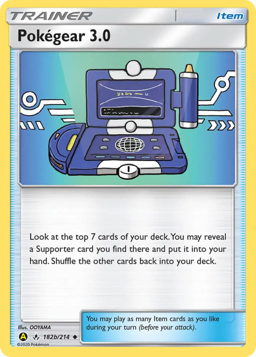 Pokegear 3.0 (182b/214) [Alternate Art Promos] - Pokemon Single