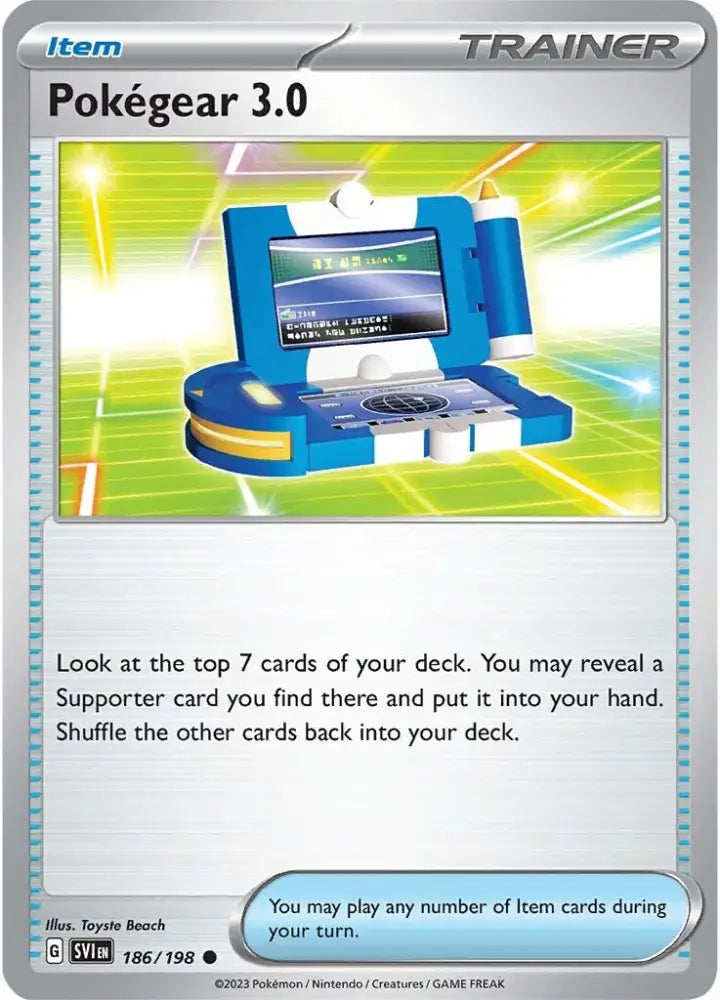 Pokegear 3.0 (186/198) [Scarlet & Violet: Base Set] - Pokemon Single