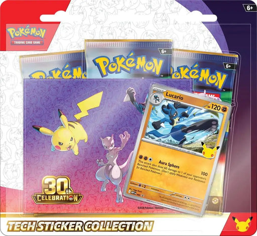 Pokemon 30th Celebration Tech Sticker Collection Lucario (2026-09-16) - Pokémon Sealed