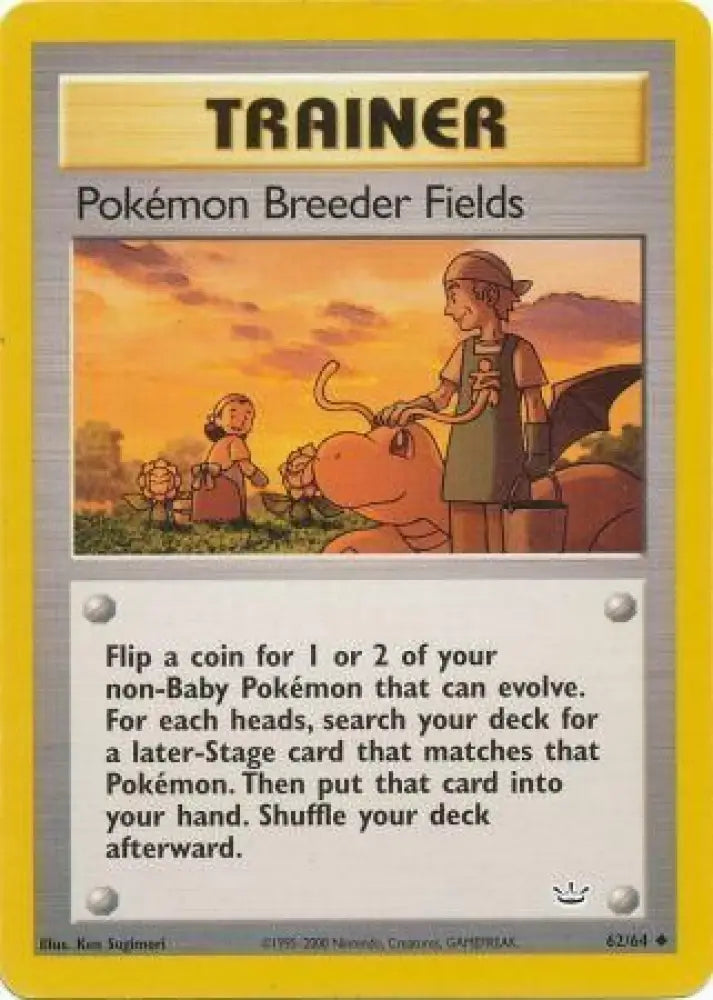 Pokemon Breeder Fields (62/64) [Neo Revelation Unlimited] - Pokemon Single