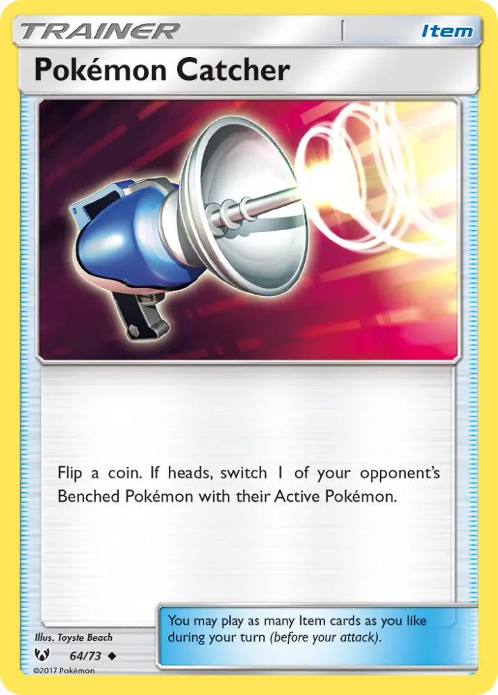 Pokemon Catcher (64/73) [Sun & Moon: Shining Legends] - Pokemon Single