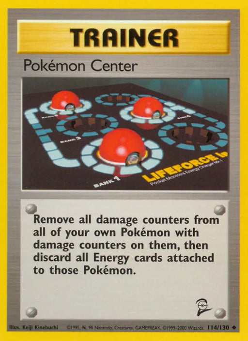 Pokemon Center (114/130) [Base Set 2] - Pokemon Single