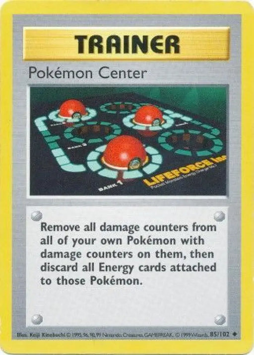 Pokemon Center (85/102) [Base Set Shadowless Unlimited] - Pokemon Single