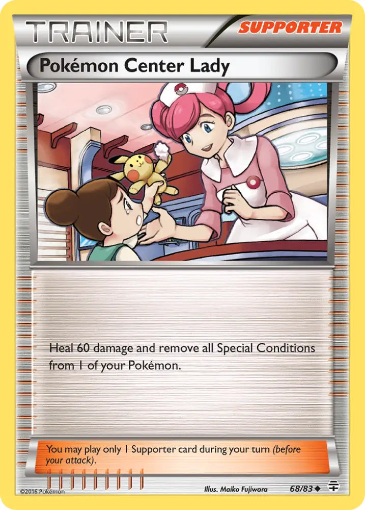 Pokemon Center Lady (68/83) [XY: Generations] - Pokemon Single