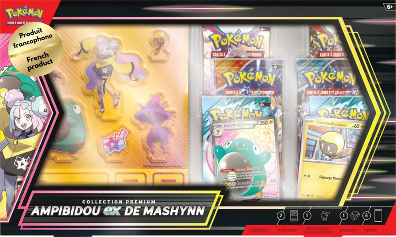 Pokemon Coffret Ampibidou ex de Mashynn Collection Premium (FR) - Pokémon Sealed