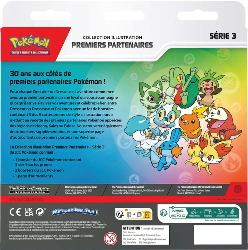 Pokemon Collection Illustration Premiers Partenaires Series 3 (EN) (2026-08-07) - Pokémon Sealed