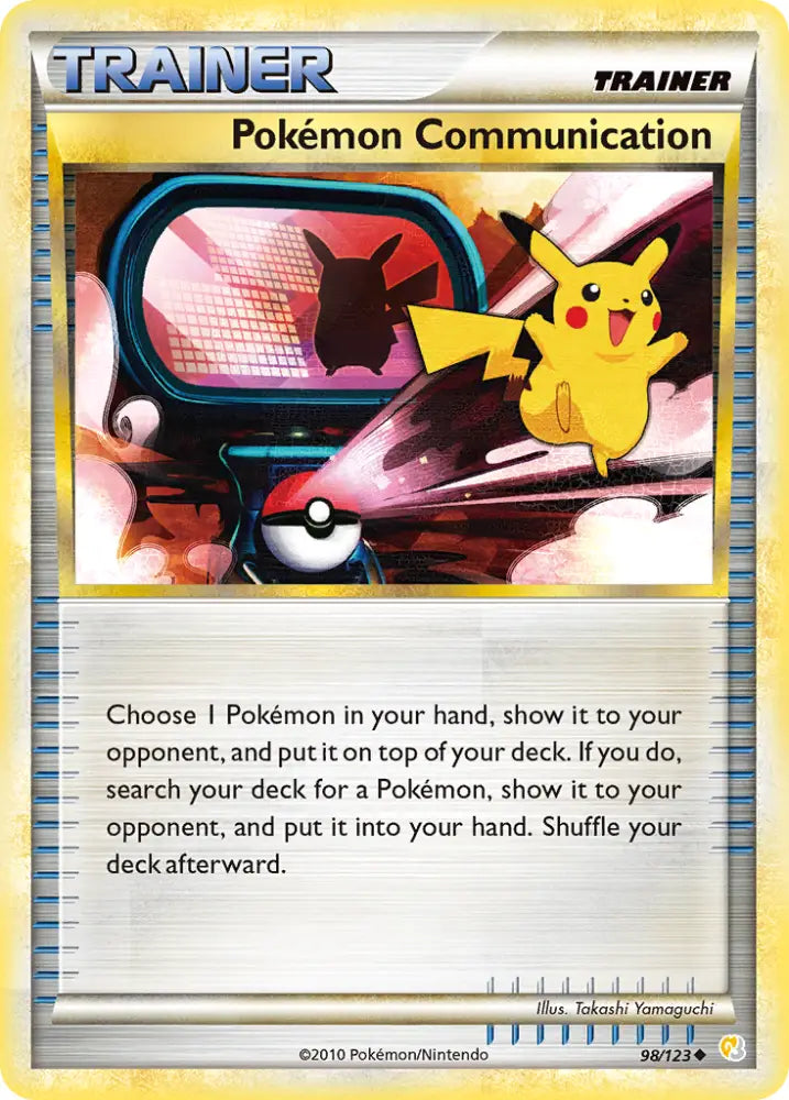 Pokemon Communication (98/123) [HeartGold & SoulSilver: Base Set] - Pokemon Single